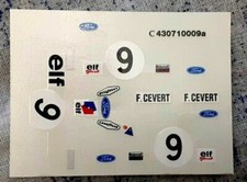 Decal 1/43 TYRRELL 001 FORD