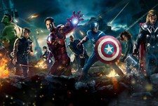 Targa in latta THE AVENGERS 30