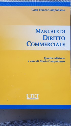 Manuale diritto commerciale - manuale,