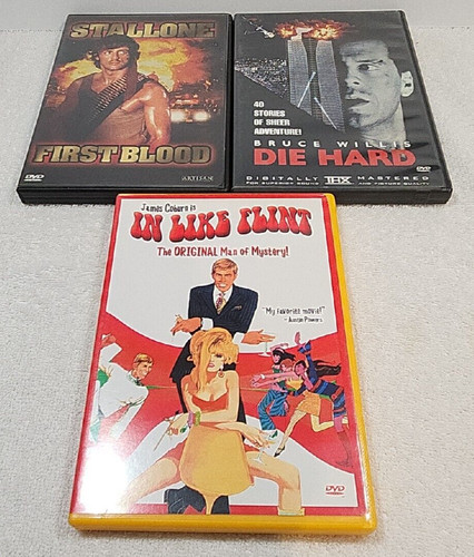 Lot dvd action - 3, dvd's