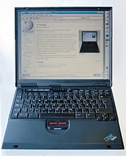 Vintage Ibm thinkpad t20, 256