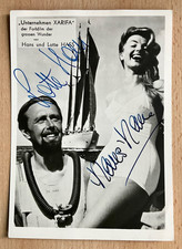 Lotto e Hans Hass (autografo