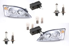 Set Fanali Adatto A per Ford Mondeo 01 00-07 Lampadine L R M.Servomotore