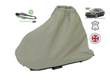 Cuffia Freno A Mano Per Jaguar X-Type 2001-09 Pelle Beige Champagne + Telaio