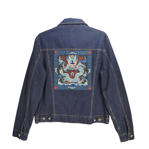 Giacca denim riciclata