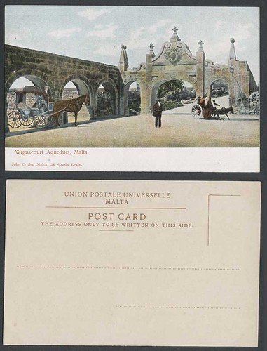 Malta old postcard - ub,