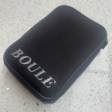 Set 6 palline in metallo cromato stile boule bocce francese + jack in legno + custodia