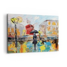Quadro tela 100x70cm - 100x70cm, donna