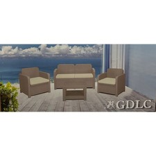 Set Salotto Giardino in Rattan