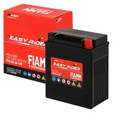 Batteria FIAMM FTX12A-3A-12B 12V 12Ah 150A AGM DX = YB12AL-A YB12A-A