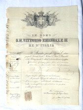 ANTICO PASSAPORTO 1870 REGNO INTRA  GIRARDI TINTORE INDUSTRIA CHIMICA TESSILE