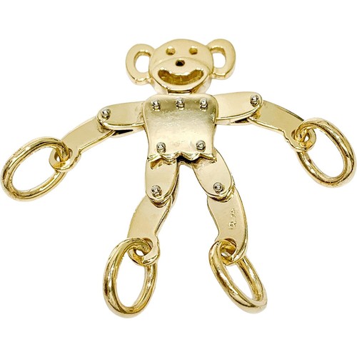 Ciondolo pomellato vintage oro - ciondolo,