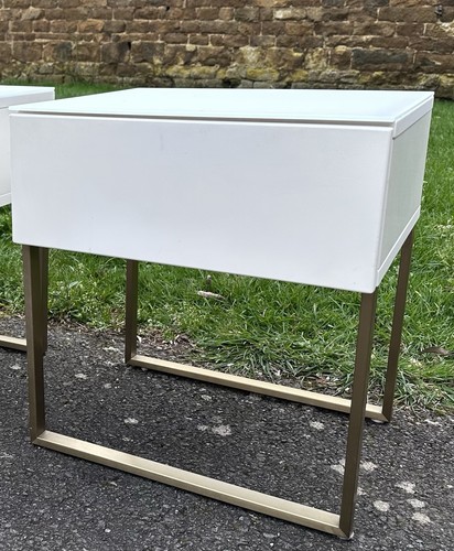 Comodino danetti bianco lucido - bianco,
