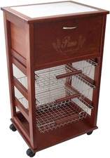Carrello portapane portafrutta - carrello,