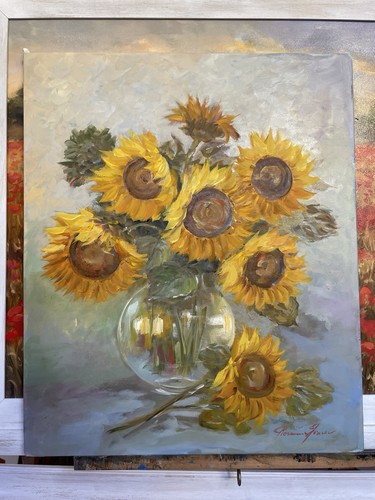 Dipinto olio tela floreale - dipinto,