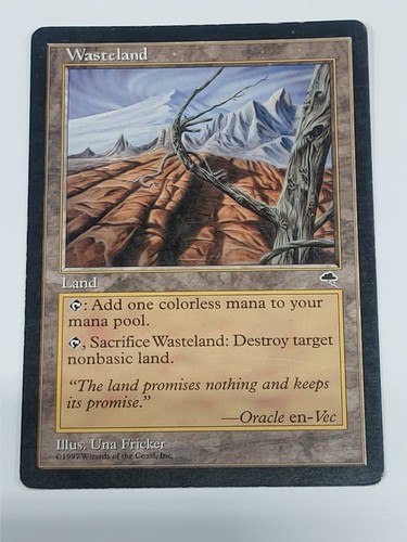 Mtg wasteland tempest - mtg,