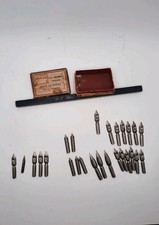 Scatolina Cartone 1901 Pennini Vari PLUME GRANADE pour la Ronde. Bolli Originali