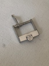 OMEGA steel buckle fibbia