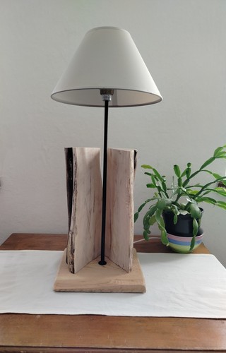 Lampada tavolo artigianale - lampada,
