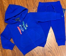 POLO RALPH LAUREN AUTHENTIC TODDLERS BOYS BRAND NEW ORIGINAL 2Pc SET Sz 2T, NWT