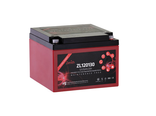 Zenith zl120130 batteria agm - zenith,