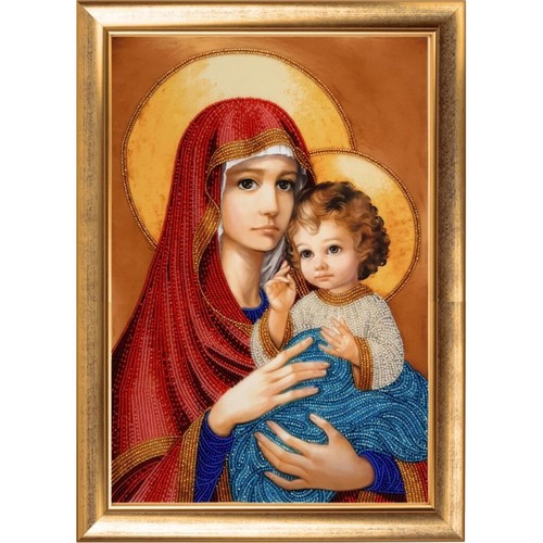 Kit ricamo perline madonna - madonna, e