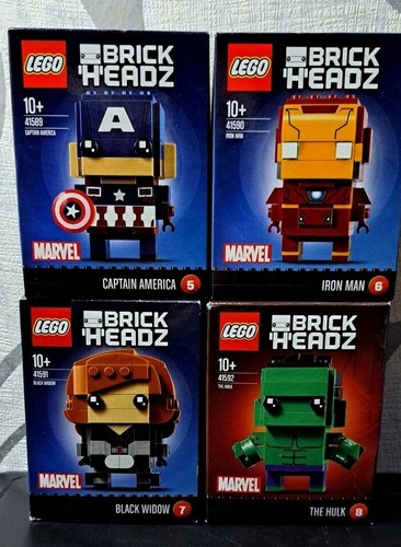 Lego brick headz marvel - lego,