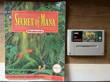 Secret of Mana SNES PAL • Jeu original Cartouche + Notice