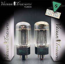 6L6GC Baldwin by Sylvania ?AMPLITREX Matched Pair Tubes Made in USA '54