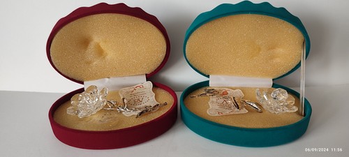 Swarovski vintage 2 fiori - 2,