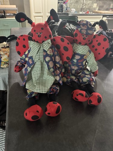Coppia coccinelle vintage