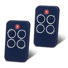 Wvoillty 433MHz Telecomando Cancello Compatibile con Genius, 4 Canali Telecomand