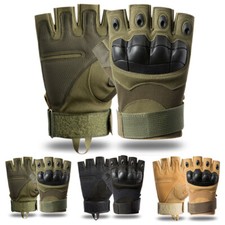 Guanti da caccia tattici uomo softair paintball cecchino attrezzatura protettiva senza dita