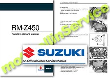 Suzuki RM-Z450 L7 Manuale di servizio 2017 Officina Officina RMZ450 FACTORY