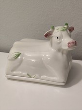 Burriera vintage in ceramica a