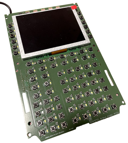 Airbus mcdu pcb flight sim - pcb,
