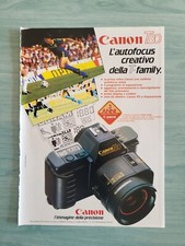 CANON T80 AUTOFOCUS FOTOCAMERA CLIPPING RITAGLIO PUBBLICITA' ADVERTISING #676