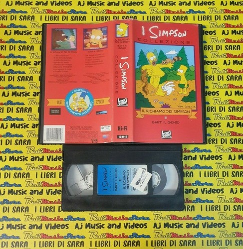 Vhs film simpson collezione - i,