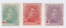 BELGIUM Semi-Postal 1914 MH* Full Set Scott B25-B27 $70 A30P5F45135