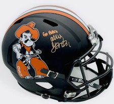 ELMETTO OLLIE GORDON FIRMATO OKLAHOMA STATE COWBOYS FULL SIZE AUTOGRAFO BAS J97