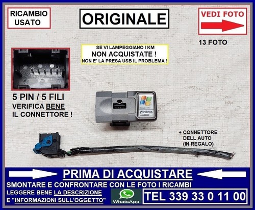 Presa usb originale fiat - usb,