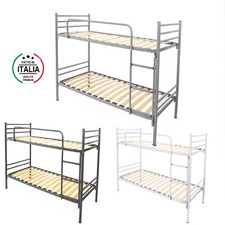 Letto castello metallo rete - letto,