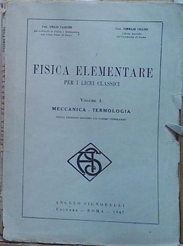 Fisica elementare per licei - i,