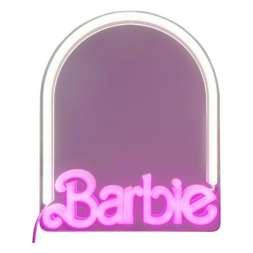 Barbie wand spiegel neon - wand-spiegel,