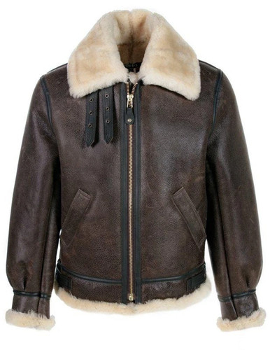 Classic sheepskin bomber - b-3,