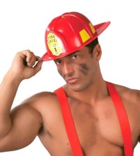 Casco pompiere plastica - casco,