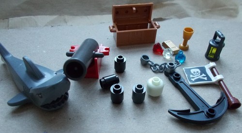 Lego squalo nave pirata - lego,