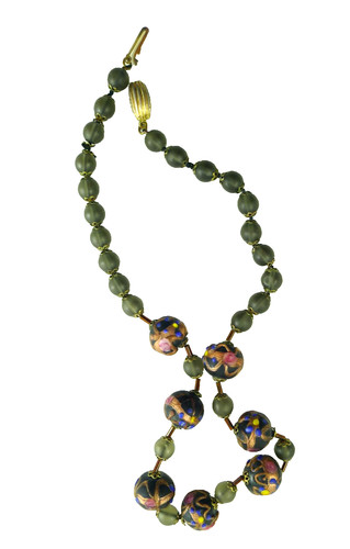 Vecchia collana murrine vetro - collana,