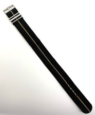 Cinturino orologio Tudor Black Bay 58 20 mm tessuto nero piccolo autentico OEM