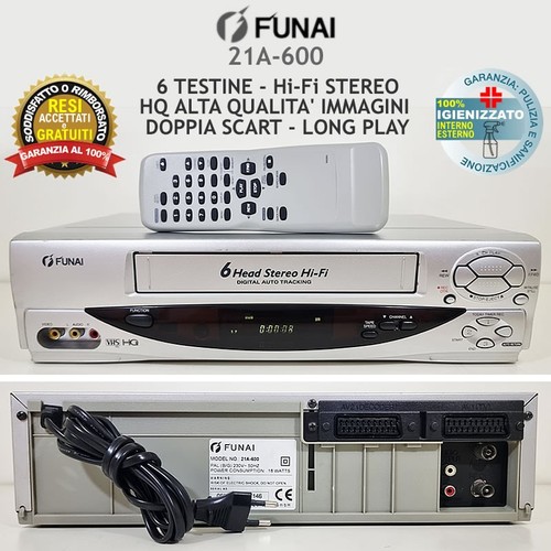 Videoregistratore vhs funai - vhs,
